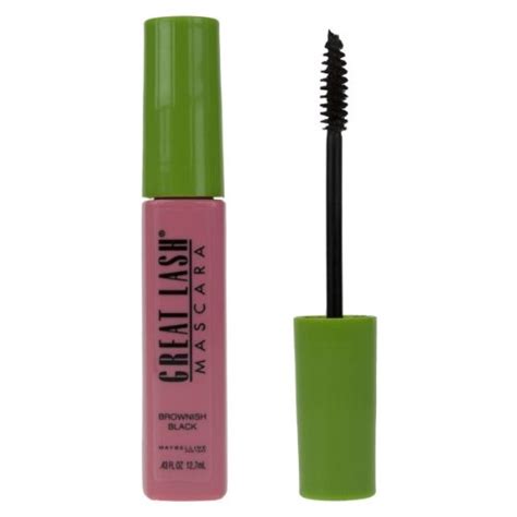 mascara in a green bottle.